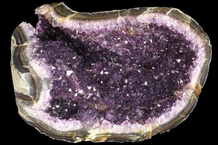 Deep Purple Amethyst Geode - Uruguay #87443